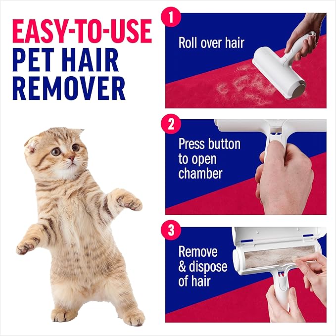 CleanPaws Roller - Reusable Pet Hair Remover