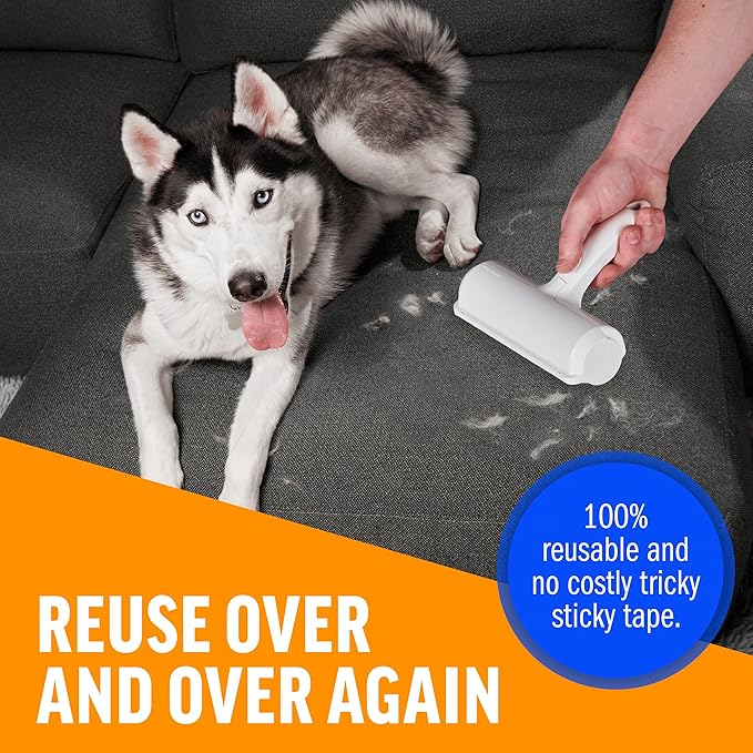 CleanPaws Roller - Reusable Pet Hair Remover